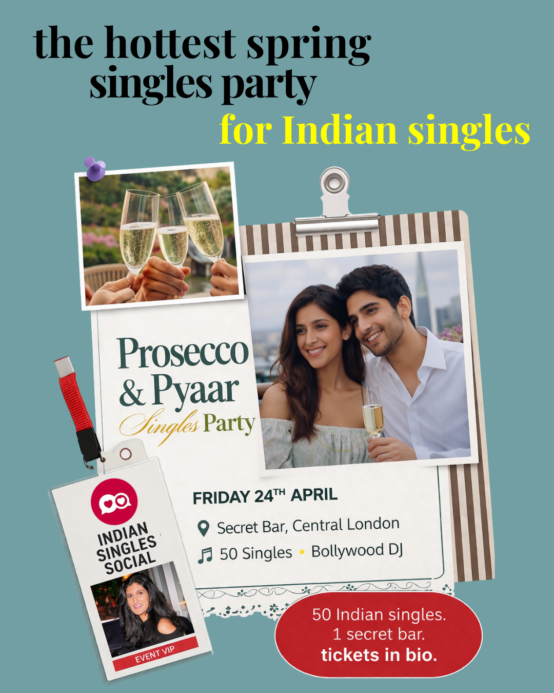 Prosecco & Pyaar Party - London, 24th April